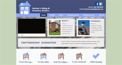 Desktop Screenshot of hatchersidingandgutter.com