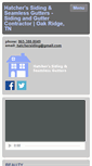 Mobile Screenshot of hatchersidingandgutter.com